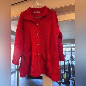 Red Marion Foale Cotton Heavy Women's Cardigan Sweater